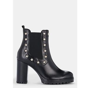 Barneys NY Stud-Embellished Leather Chelsea Boots